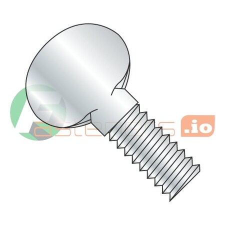 Newport Fasteners Thumb Screw, #6-32 Thread Size, Spade, Zinc Plated Steel, 0.29 in Head Ht, 3/8 in Lg, 3000 PK 233247